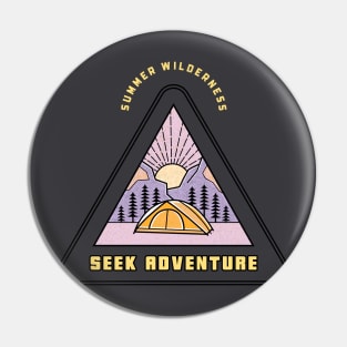 Summer Wilderness, Seek Adventure Pin