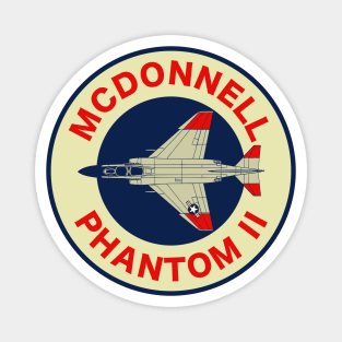 F-4 Phantom Retro Patch (Small logo) Magnet