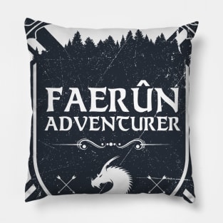 Faerun Adventurer (Dark) Pillow