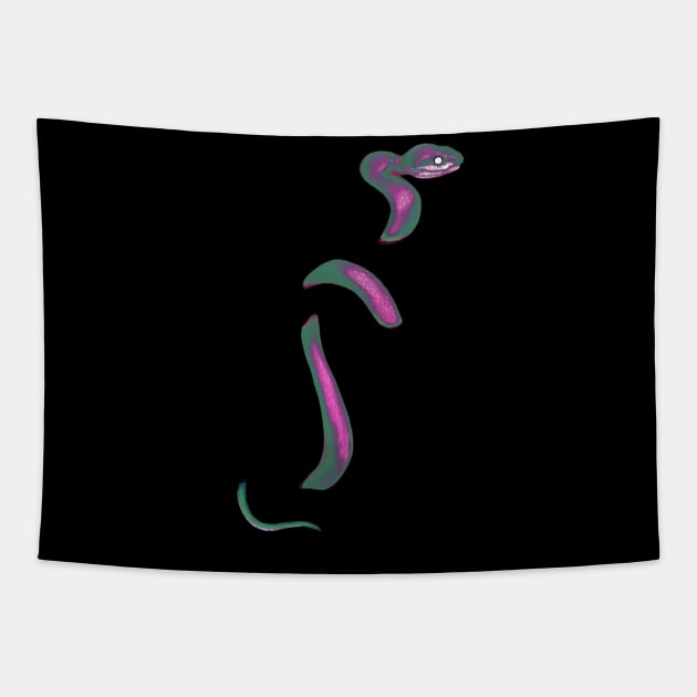 snek 6 Tapestry by Art by Lex