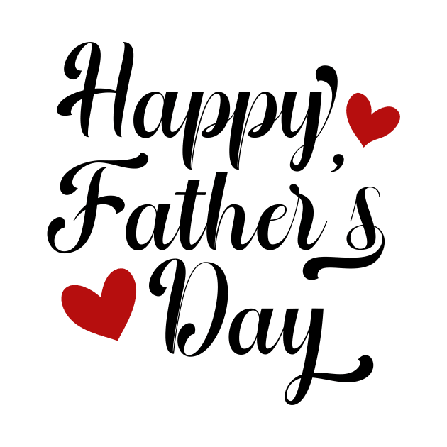 Simple Happy Father's Day Calligraphy by Jasmine Anderson