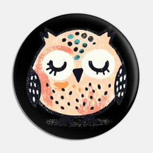 Cute sleeping owl Pin