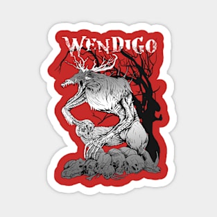 The Wendigo in red Magnet