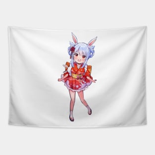 Usada Pekora Art Tapestry