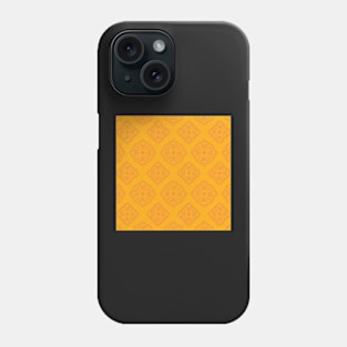 yellow mandala pattern Phone Case