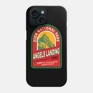 Angels Landing Trail Zion National Park, Utah, Phone Case