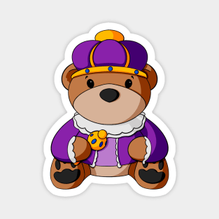 Royal Teddy Bear Magnet