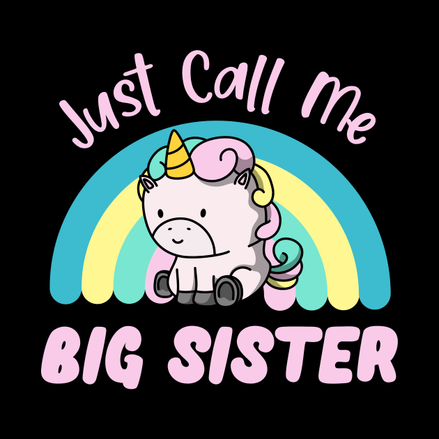 Big Sister Unicorn Pony Sisters Girls by Foxxy Merch