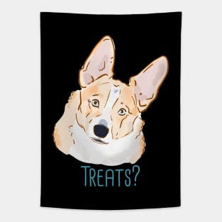 Treats? Corgi Tapestry