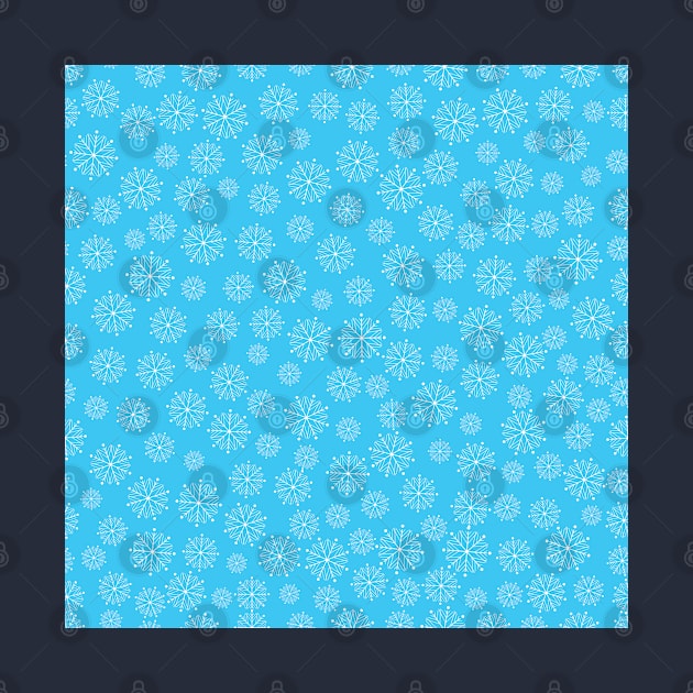 Snowflakes pattern design by creativityrunsfree