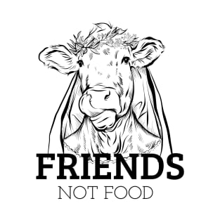 Friends Not Food | Go vegan for the animals T-Shirt