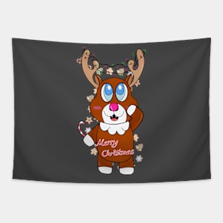 Merry Christmas little Reindeer Tapestry