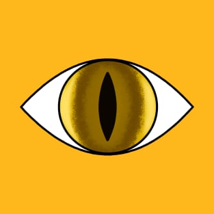 Eyeball Slit Yellow T-Shirt