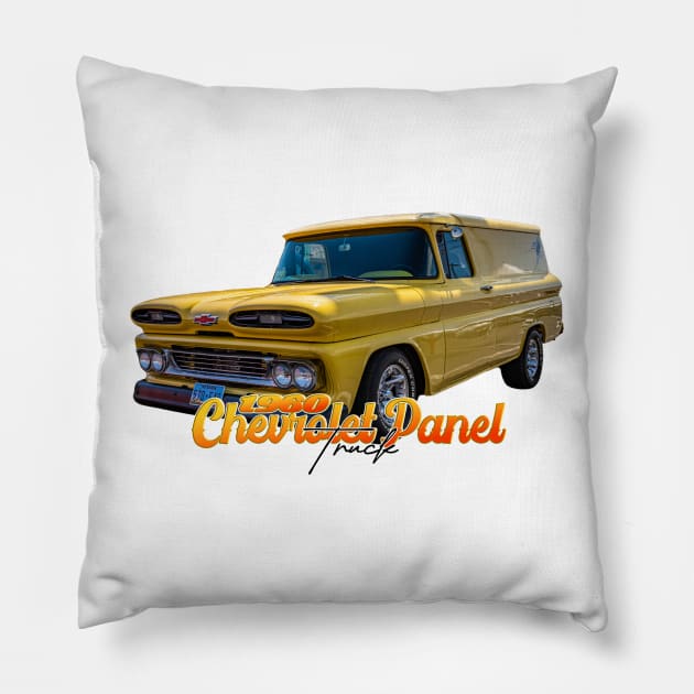 1960 Chevrolet Panel Truck Pillow by Gestalt Imagery