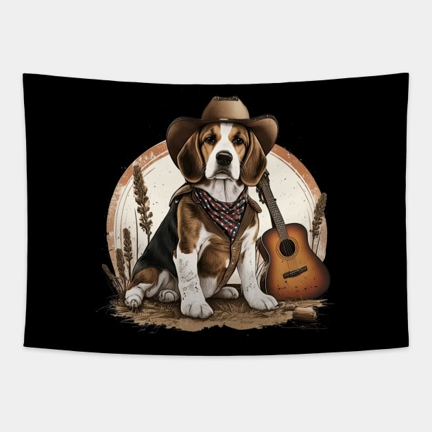 Country Beagle Tapestry by JayD World