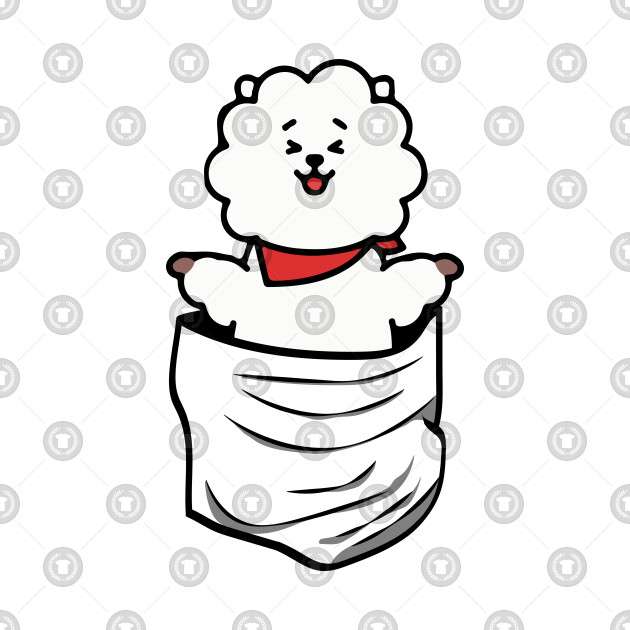 RJ IN A POCKET (BT21) - Bts - T-Shirt | TeePublic