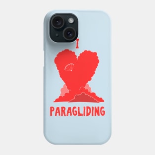 I Love Paragliding Phone Case