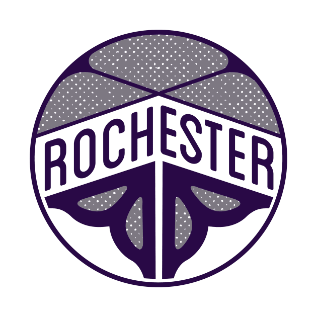 Rochester Flower logo - lilac by todd_stahl_art