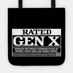 Rated Gen X: Retro Nostalgia - Dial Up and Corded Phones Tote