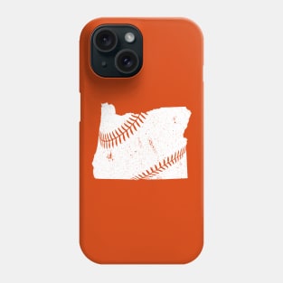 Oregon Baseball Seams Phone Case