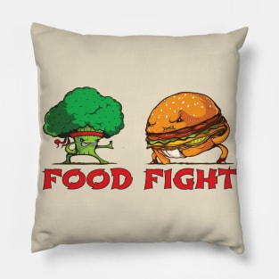 Food Fighting Martial Arts Masters Pillow