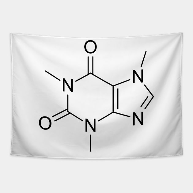 Caffeine Molecule! Tapestry by MysticTimeline