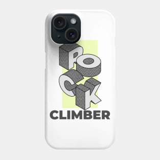 Rock Climber Neon Phone Case