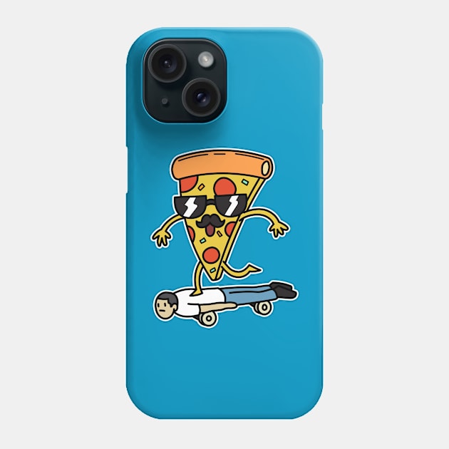 Pizza Skater Phone Case by rudypagnel