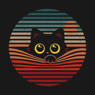 Retro Cat - Cute vintage kitty T-Shirt