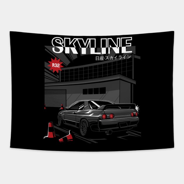 Nissan Skyline R32 Tapestry by JDMAPEX