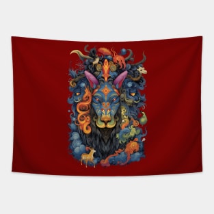 Zoomorphic Beasts - Antelope Tapestry