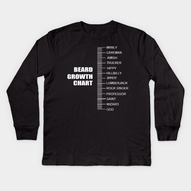 Beard Growth Chart T Shirt