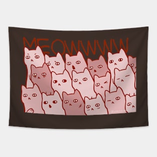 A bunch of cats by Sunnie Meowtlu Tapestry