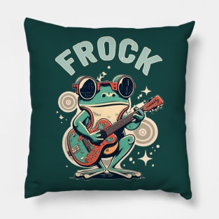 "FROCK" funny cartoon animal humor Pillow