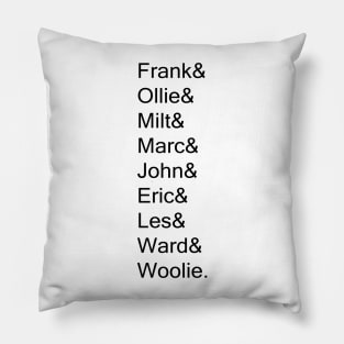 Nine Old Men (Light Variant) Pillow