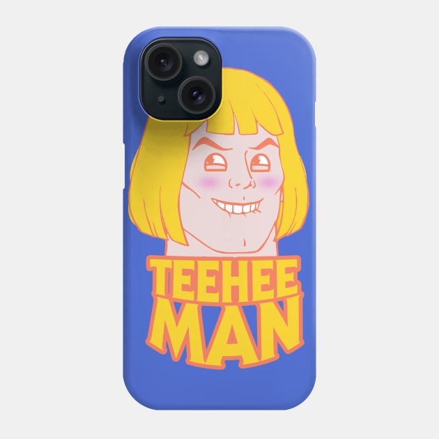 Teehee Man Phone Case by jerbing