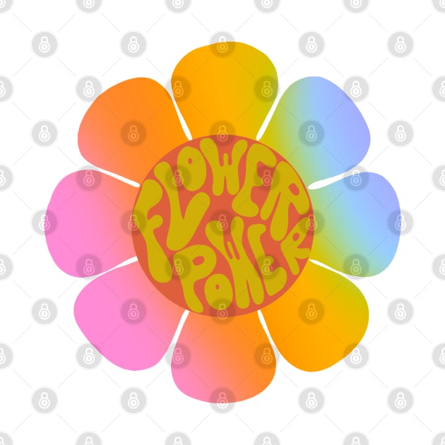 Flower power - rainbow flower by Deardarling