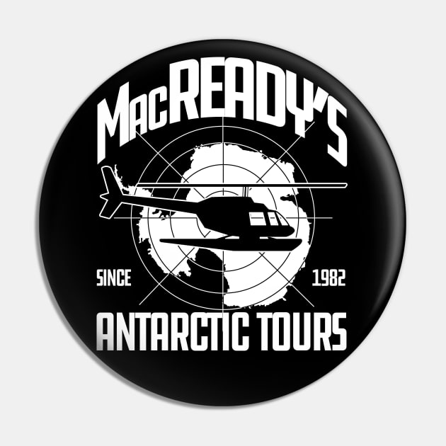 MacReady's Antarctic Tours Pin by Meta Cortex