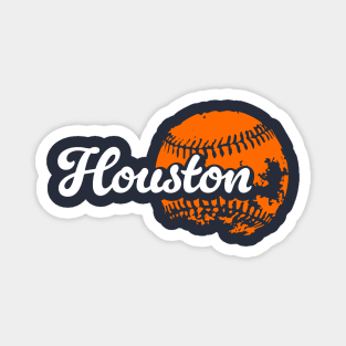 Houston Baseball Magnet