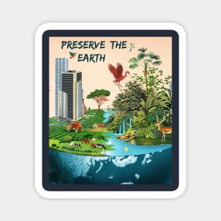 Preserve the earth Magnet