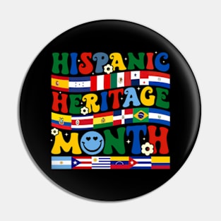 HapNational Hispanic Heritage Month All Countries He Pin