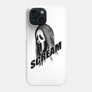 Scream VI  (Scream 6)  scary horror movie graphic design by ironpalette Phone Case