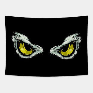 eagle eyes - beautiful raptor bird eye Tapestry