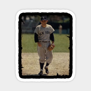 Yogi Berra in New York Yankees Magnet