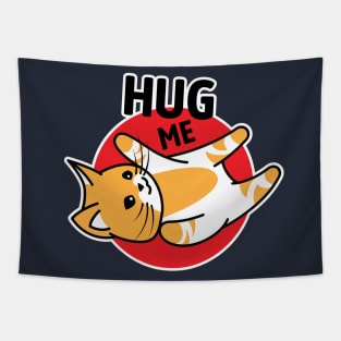 Hug Me! Cat Tapestry