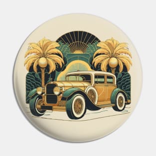 Early electric car Pin