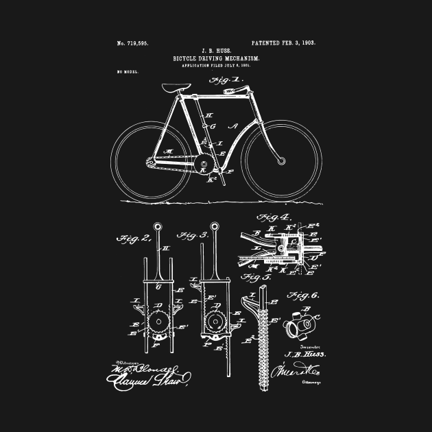 Bicycle driving mechanism 1903 / Cyclist patent present Edit by Anodyle