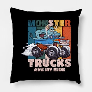 Monster Trucks Are My Ride Pillow