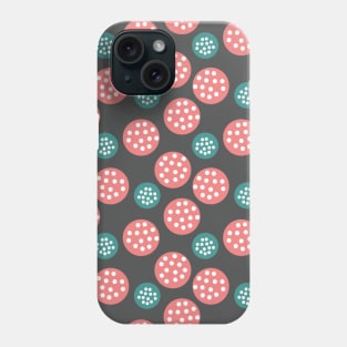 Blue and Pink Circles Seamless Pattern 042#001 Phone Case