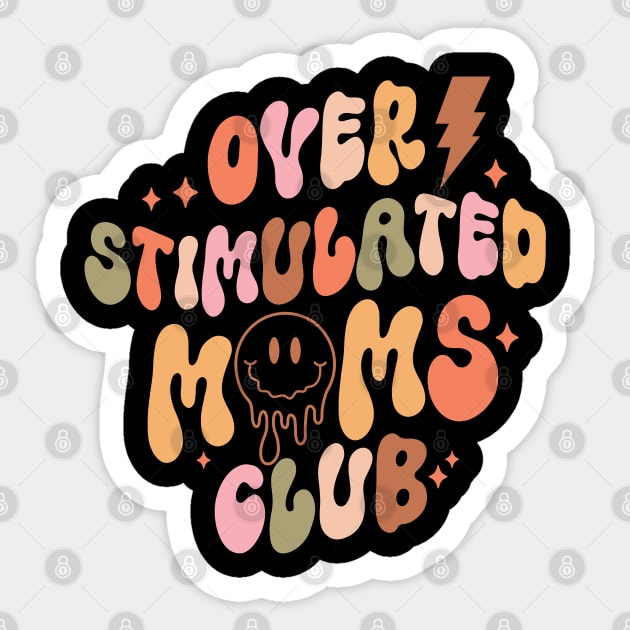 Overstimulated Moms Club Car Charm or Bag Tag // Overstimulated